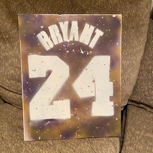 Kobe Bryant painting on 16x20 canvas
